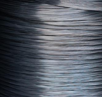 Close up of stump of wire
